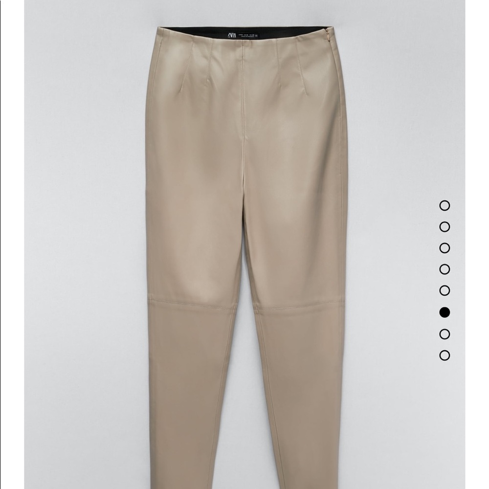 Last🔥Zara faux leather leggings bloggers fav - Picture 8 of 8